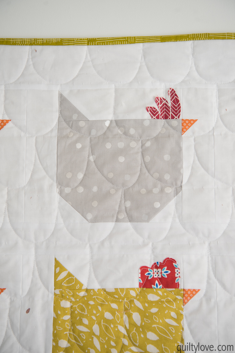 Free chicken quilt pattern for beginners - Pieced Brain