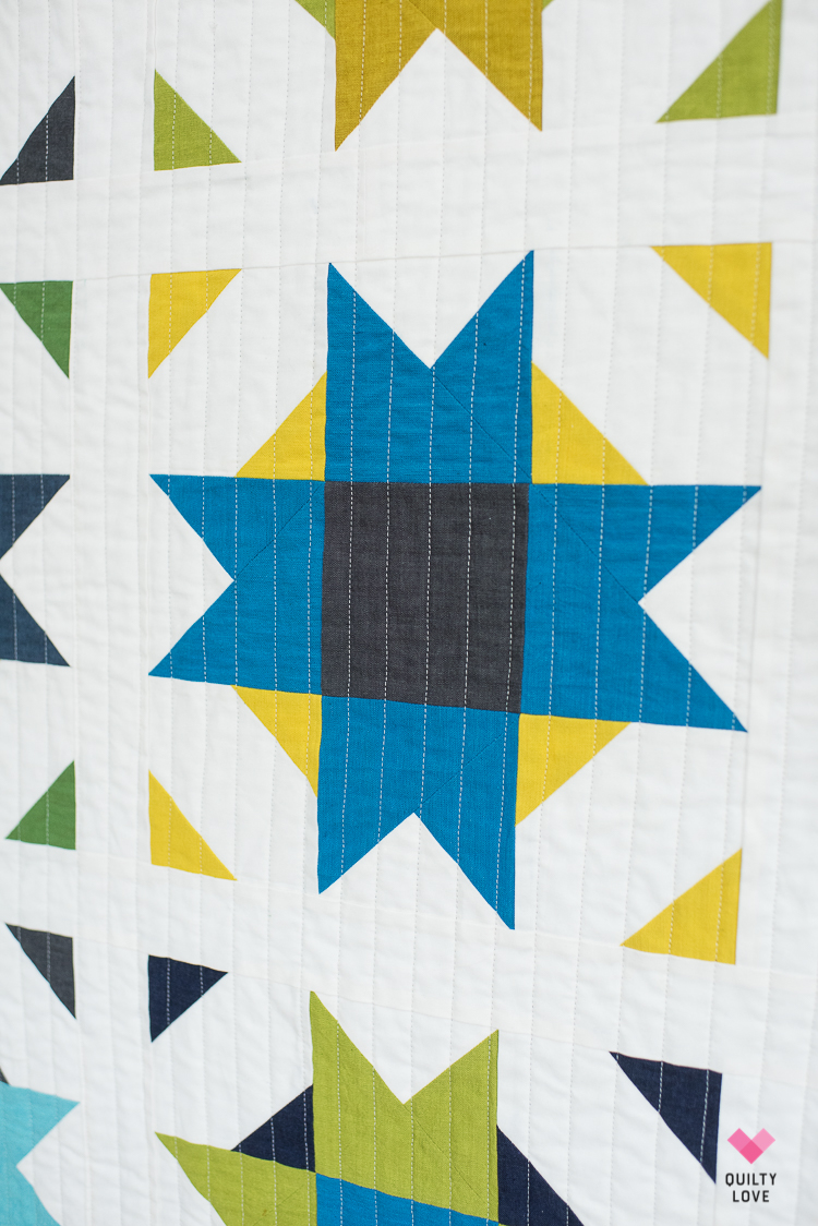 Compass Star Quilt Pattern A Modern Star Quilt Quilty Love