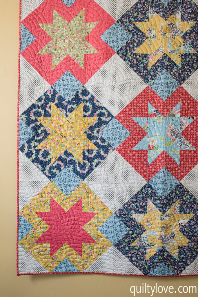 North Star Quilt - Daisy Days Blog Tour - Quilty Love