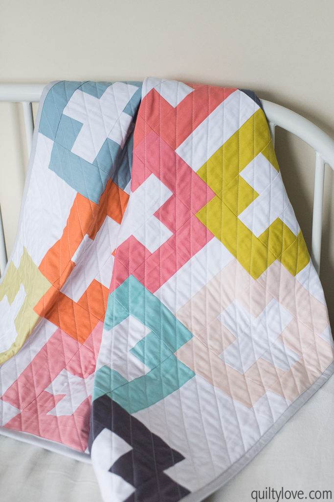 Plus and Minus Quilt Pattern - Quilty Love