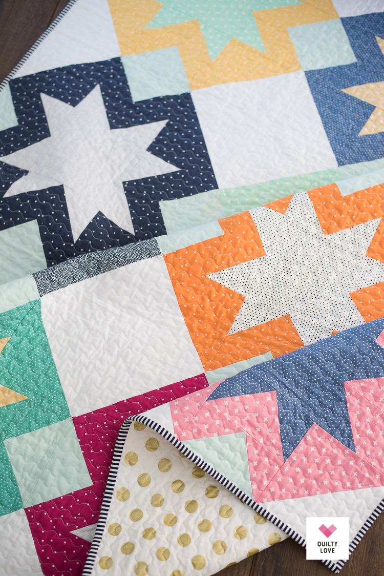 North Star Quilt - The Dear Stella one - Quilty Love