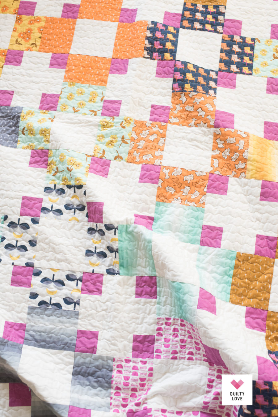 Hopscotch II - Figo Butterscotch one - Quilty Love