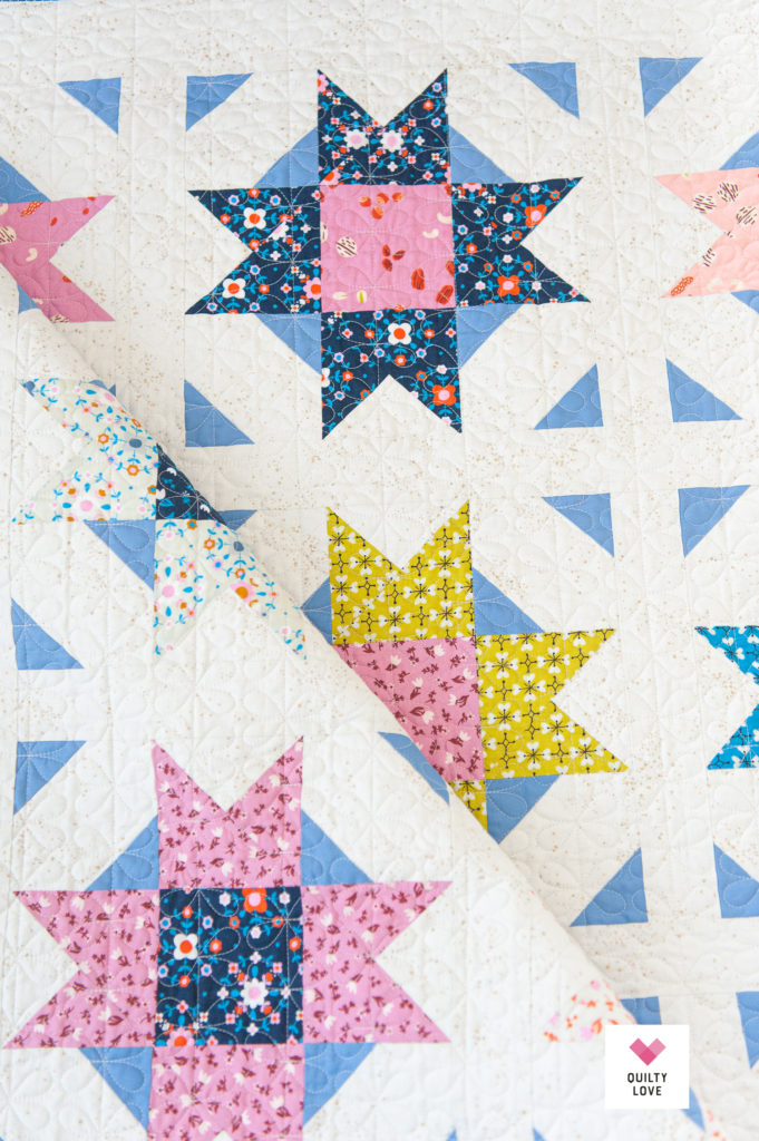 Compass Star Quilt Pattern By Emily Dennis Of Quilty Love Fat Quarter Friendly Modern Geometric