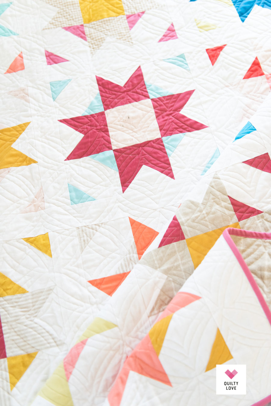 Quilty Love Palette Picks - Compass Star Quilt - Quilty Love