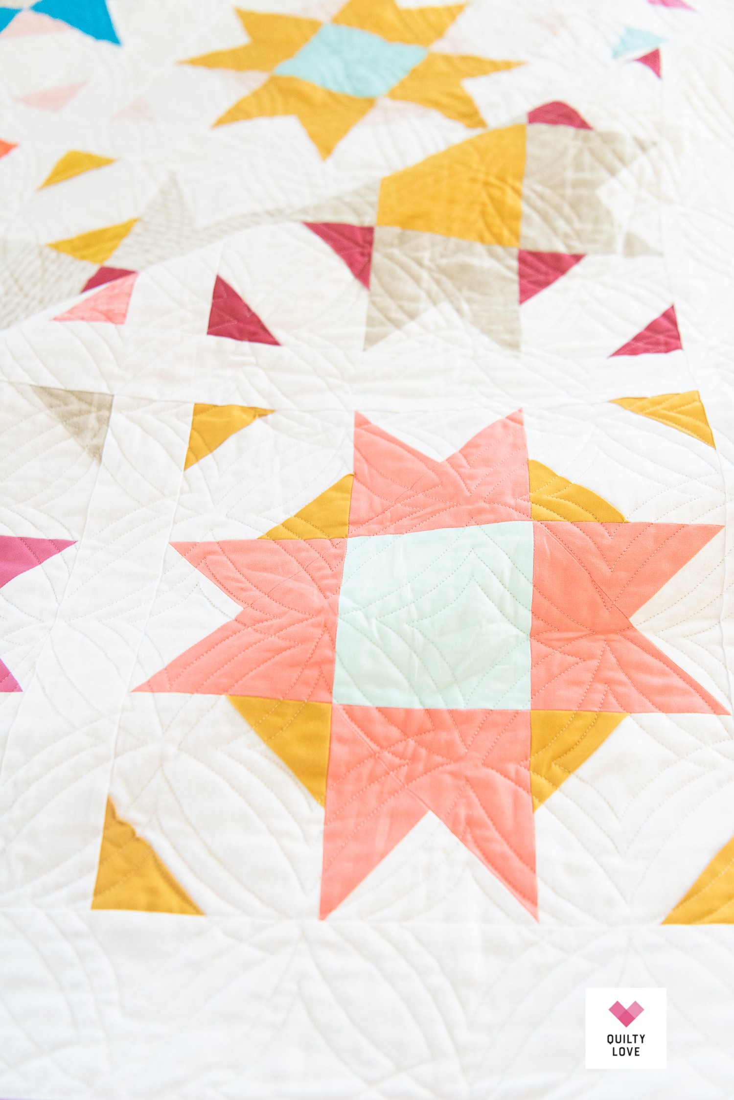 Quilty Love Palette Picks - Compass Star Quilt - Quilty Love