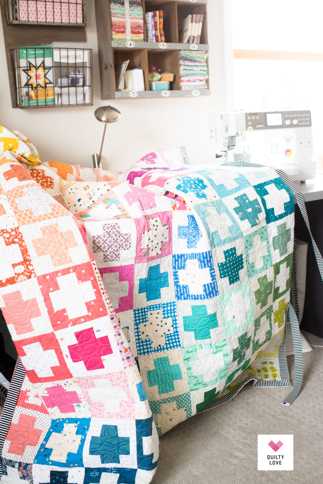 Free Scrap Stash Plus Quilt Pattern - Quilty Love