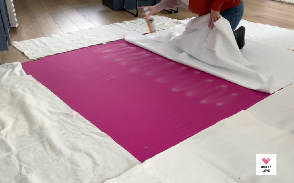 Tutorial: Spray Basting a Quilt