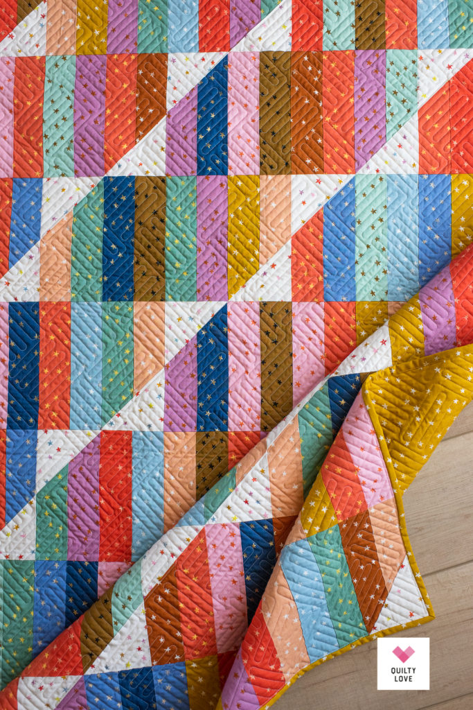 Happy Stripes Quilt Pattern Free