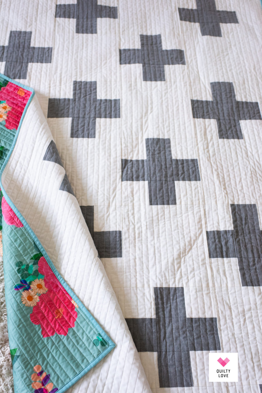 Free Simple Plus Quilt Pattern - PDF download - Quilty Love