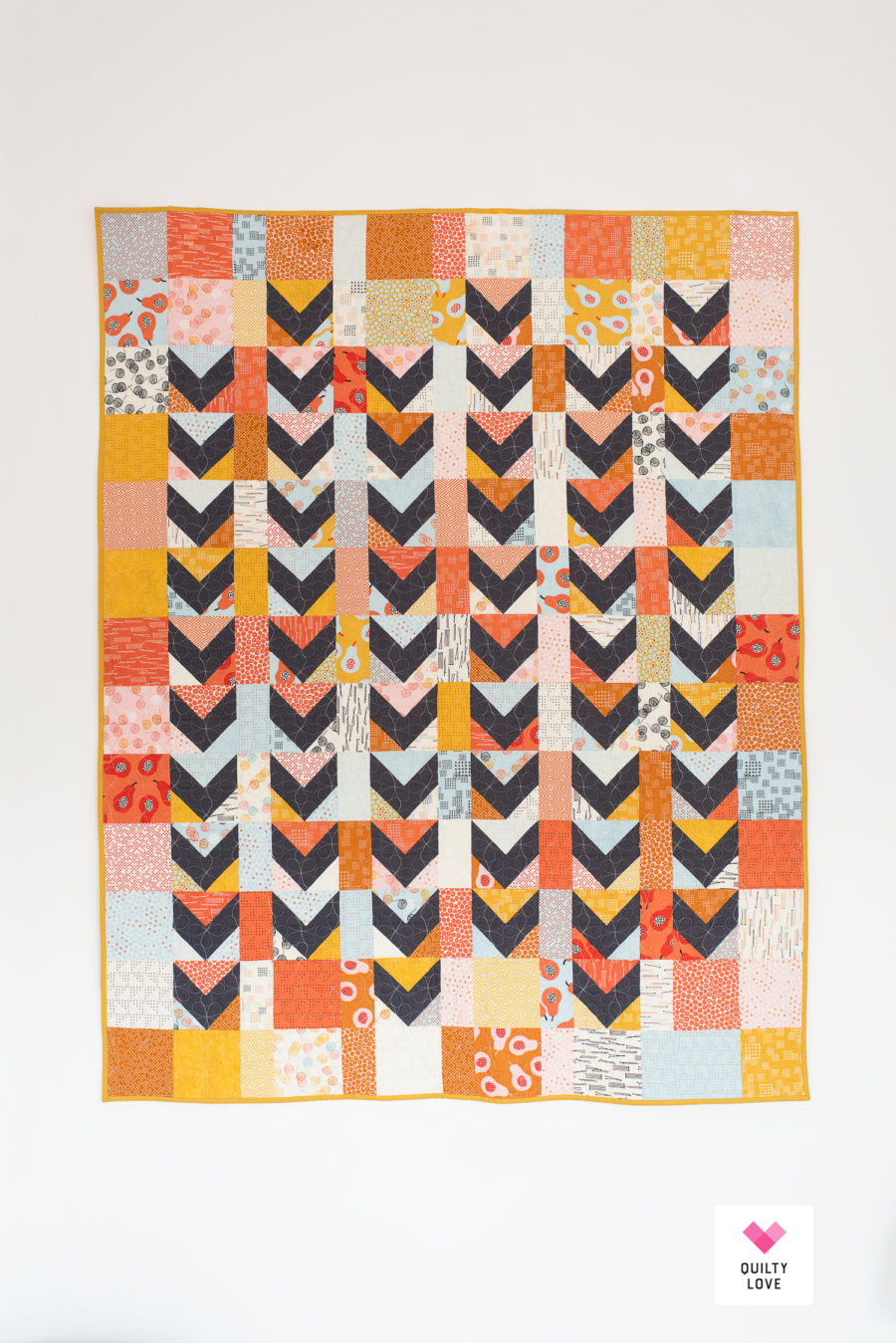 Zen Chic Lazy Afternoon Scrappy Arrows quilt - Quilty Love